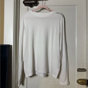 Men’s Armani Exchange white long sleeve size L